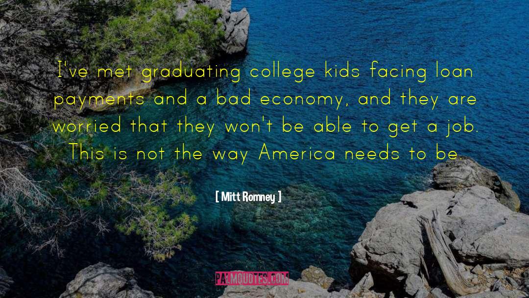 Graduating quotes by Mitt Romney