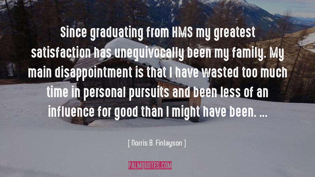 Graduating quotes by Norris B. Finlayson