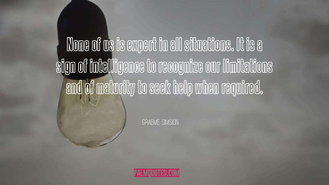 Graeme quotes by Graeme Simsion