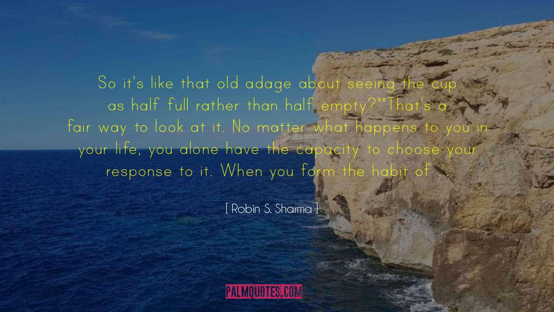 Graeme S Thoughts About Joie quotes by Robin S. Sharma