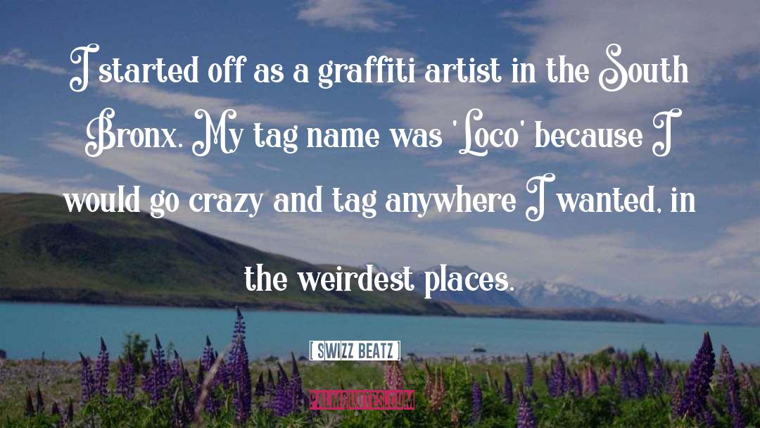 Graffiti quotes by Swizz Beatz