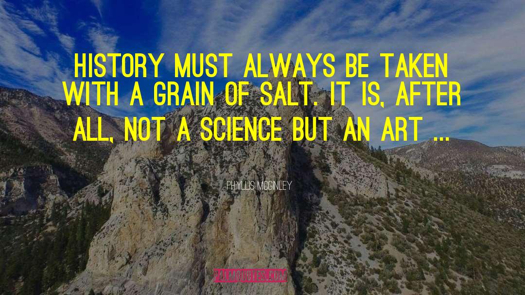 Grain Of Salt quotes by Phyllis McGinley