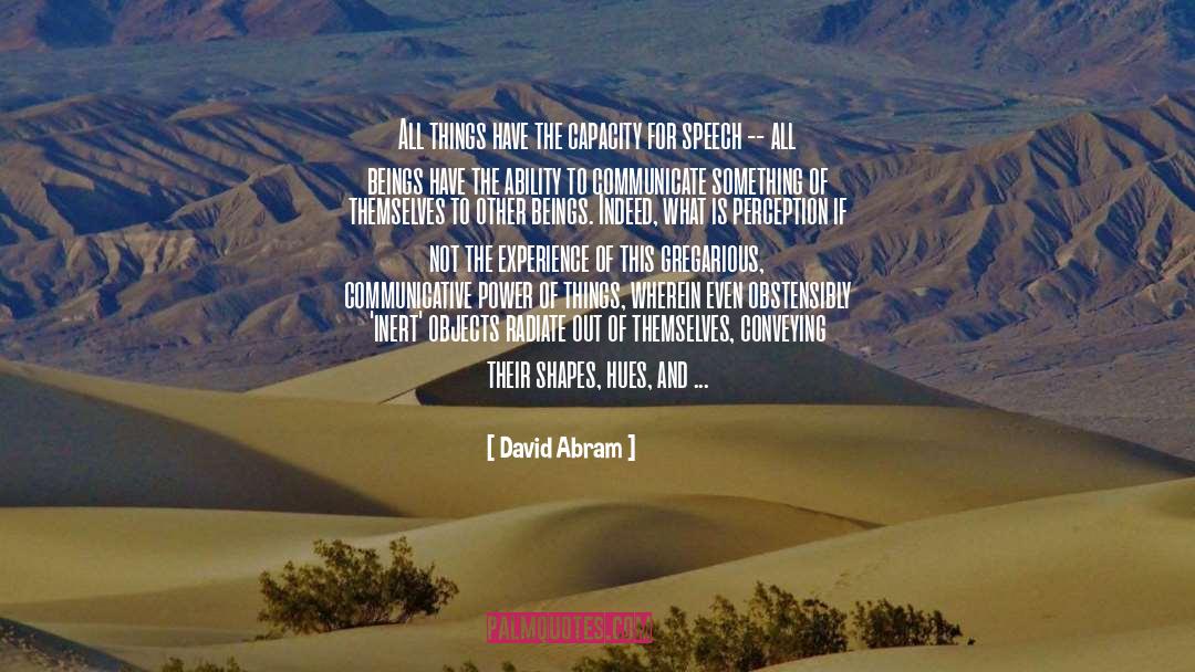 Grains Of Sand quotes by David Abram