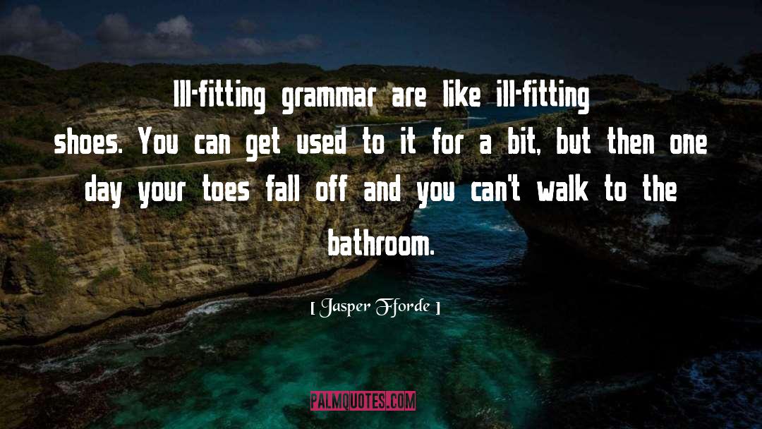 Grammar Humor quotes by Jasper Fforde
