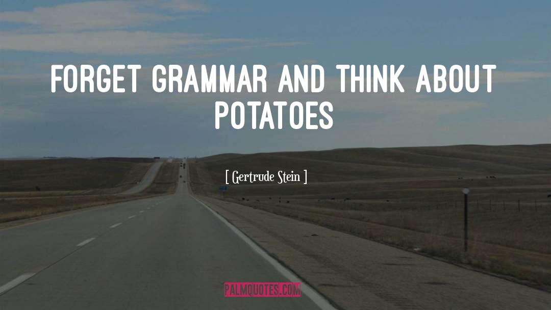 Grammar Nazi quotes by Gertrude Stein
