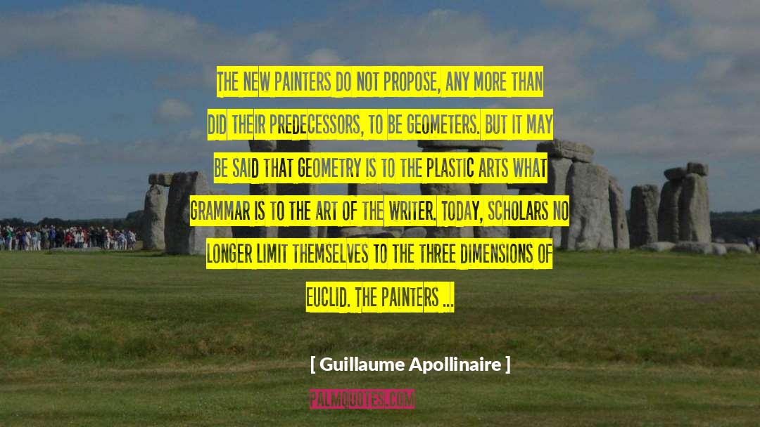 Grammar Of quotes by Guillaume Apollinaire
