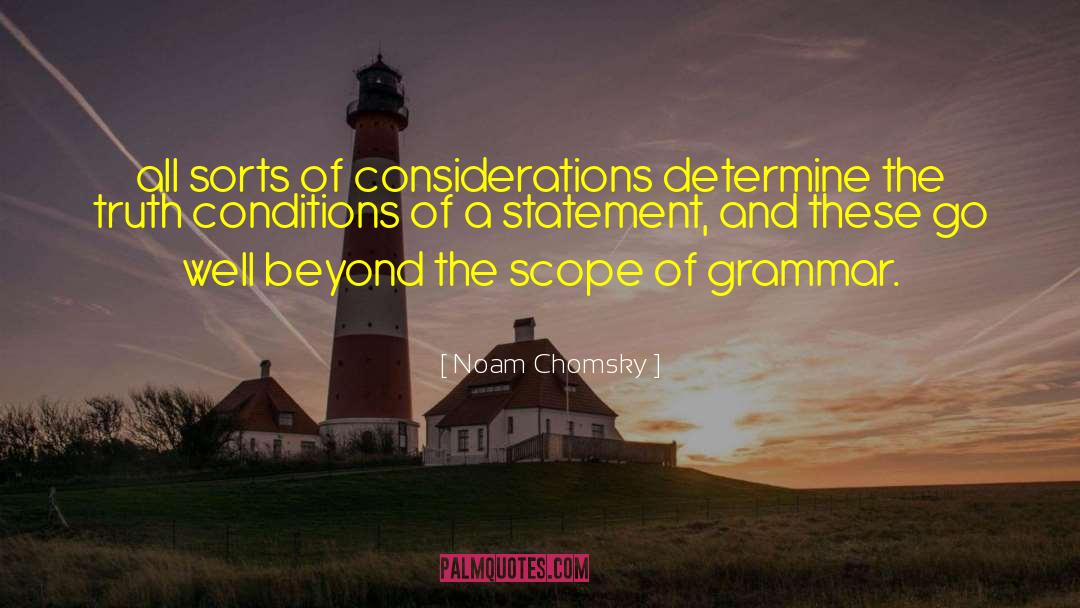 Grammar quotes by Noam Chomsky