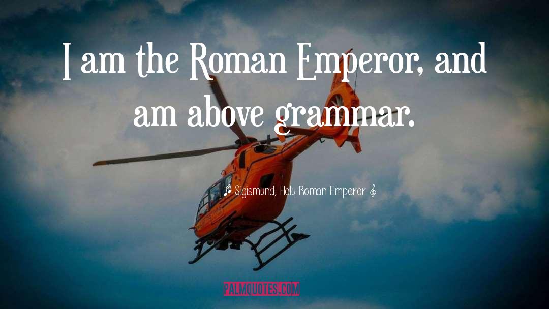 Grammar quotes by Sigismund, Holy Roman Emperor