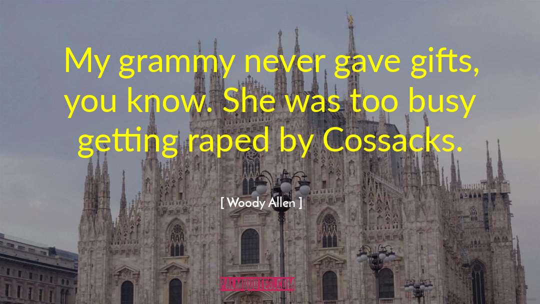 Grammy Grandma quotes by Woody Allen