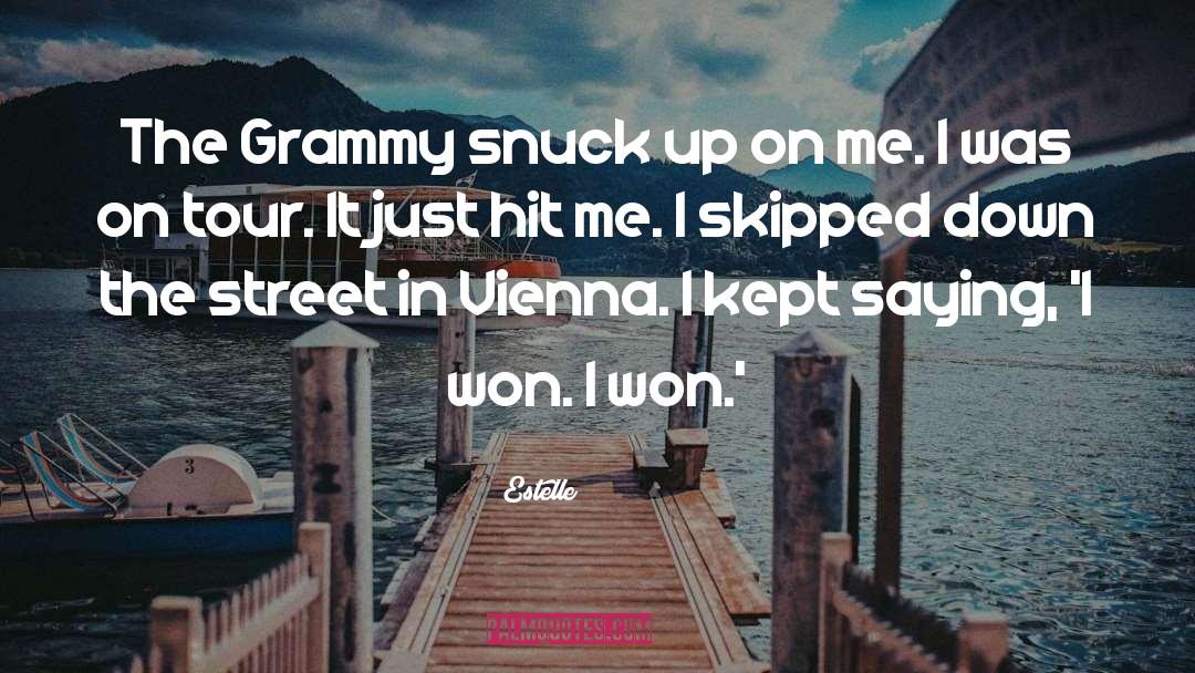 Grammy quotes by Estelle