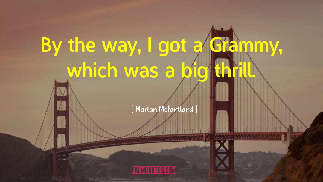 Grammy quotes by Marian McPartland