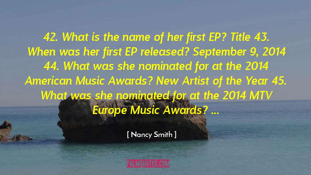 Grammy quotes by Nancy Smith