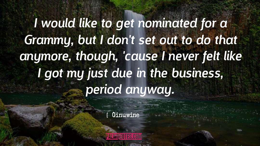 Grammy quotes by Ginuwine