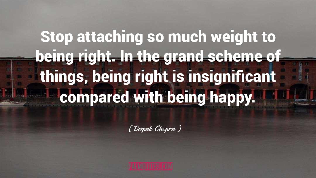 Grand Scheme quotes by Deepak Chopra