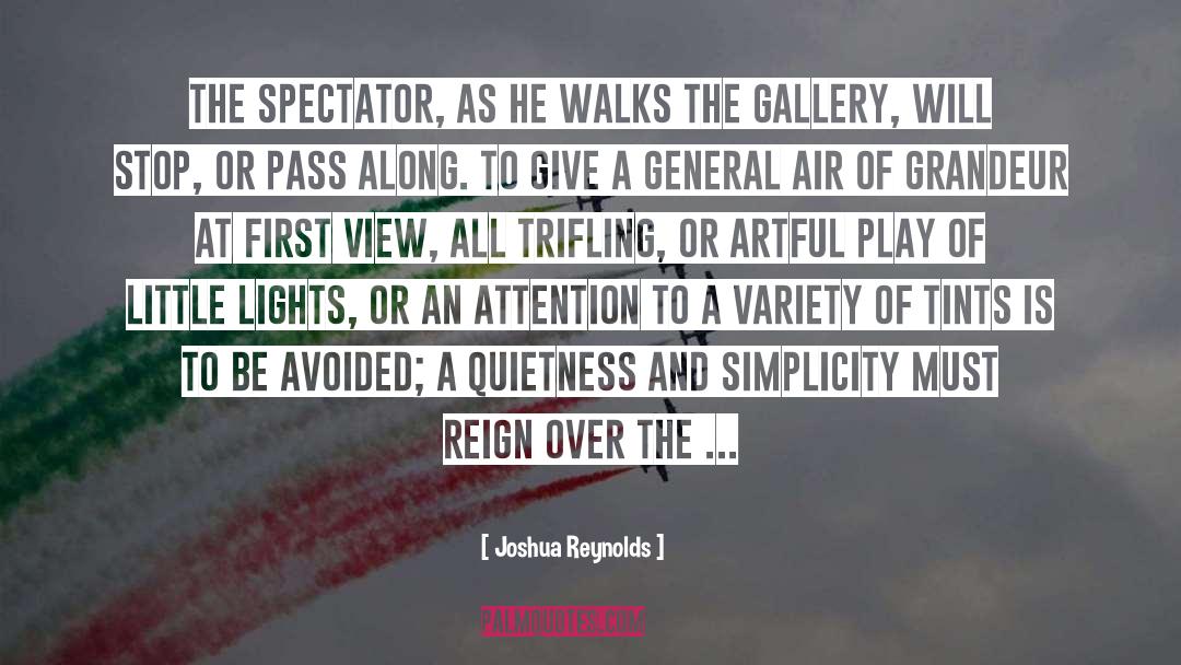 Grandeur quotes by Joshua Reynolds