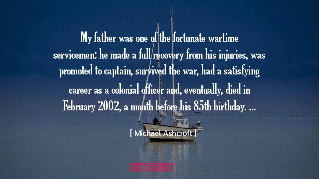 Grandfather 90th Birthday quotes by Michael Ashcroft
