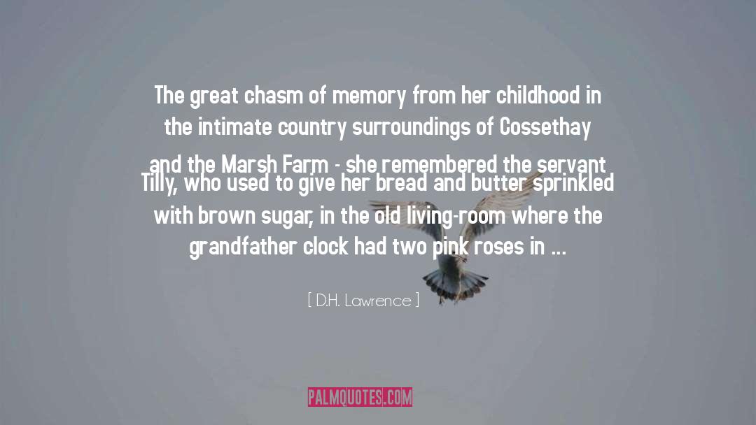 Grandfather Clock quotes by D.H. Lawrence