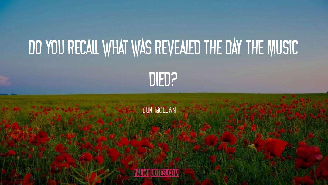 Grandfather Died quotes by Don McLean