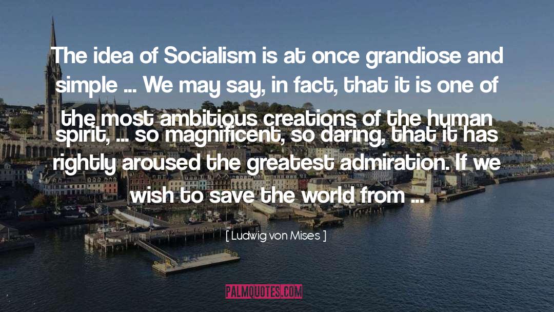 Grandiose quotes by Ludwig Von Mises