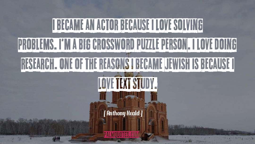 Grandiosity Crossword quotes by Anthony Heald