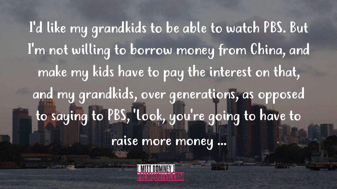 Grandkids quotes by Mitt Romney