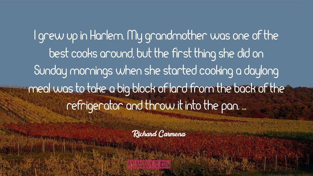 Grandmother Cooking quotes by Richard Carmona
