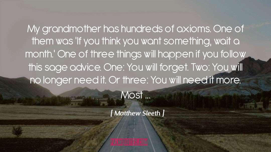 Grandmother quotes by Matthew Sleeth