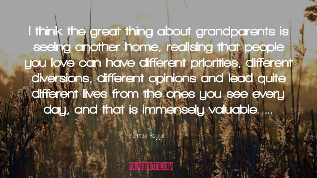 Grandparent quotes by Simon Hoggart