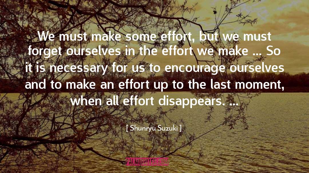 Grandparents Dont Make Effort quotes by Shunryu Suzuki