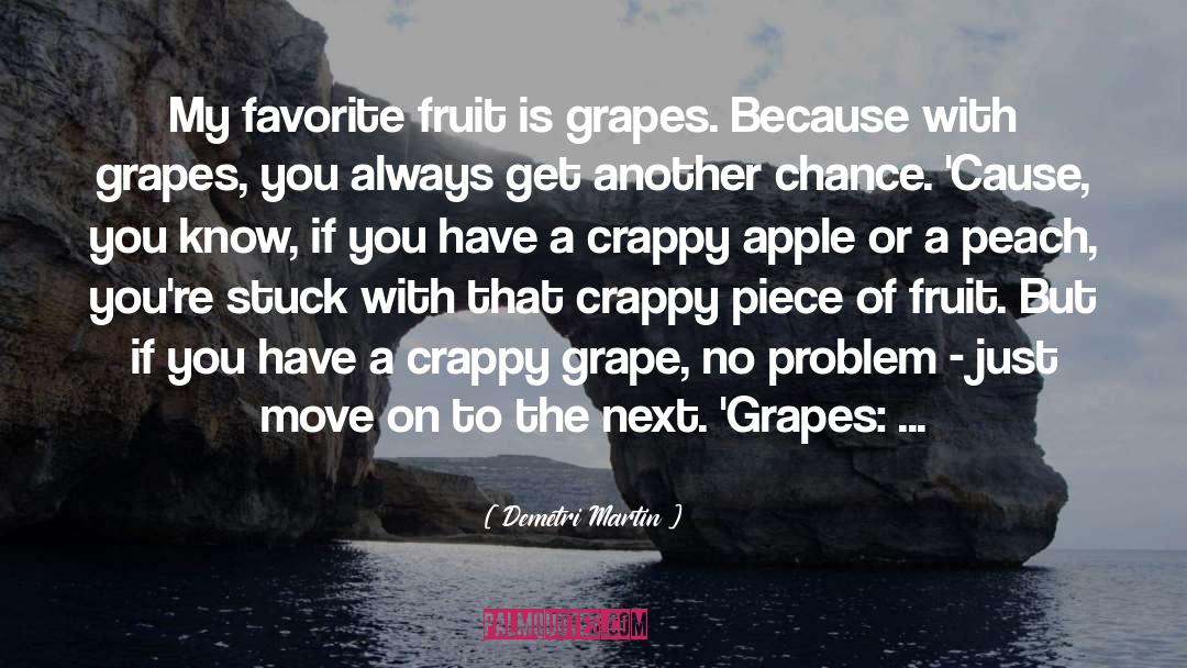 Grape Juice quotes by Demetri Martin