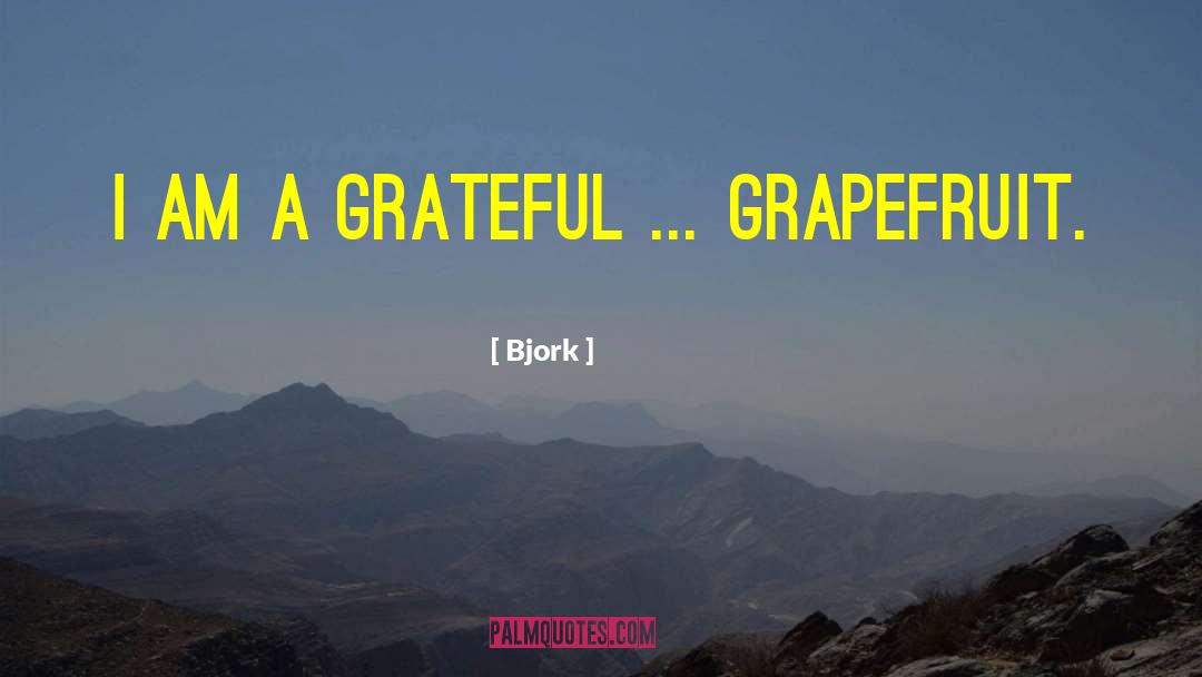 Grapefruit quotes by Bjork