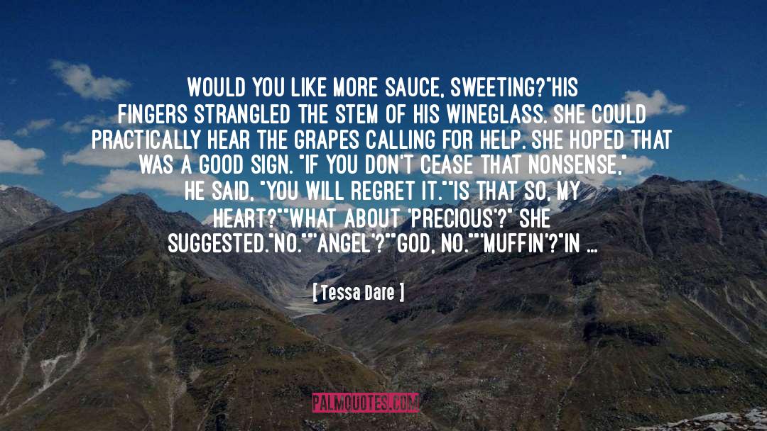 Grapes quotes by Tessa Dare