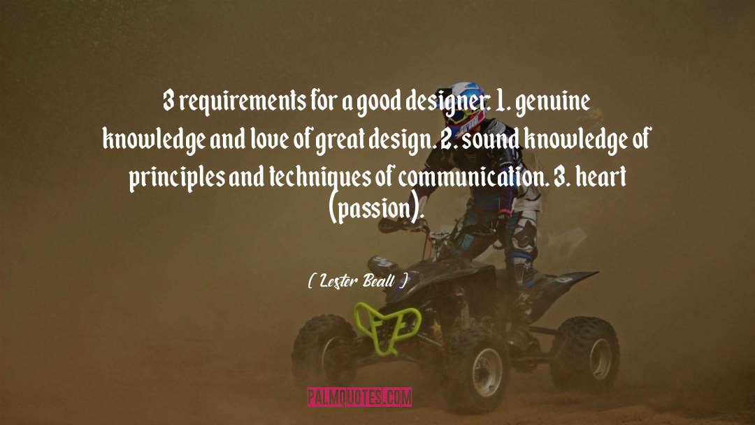 Graphic Design quotes by Lester Beall