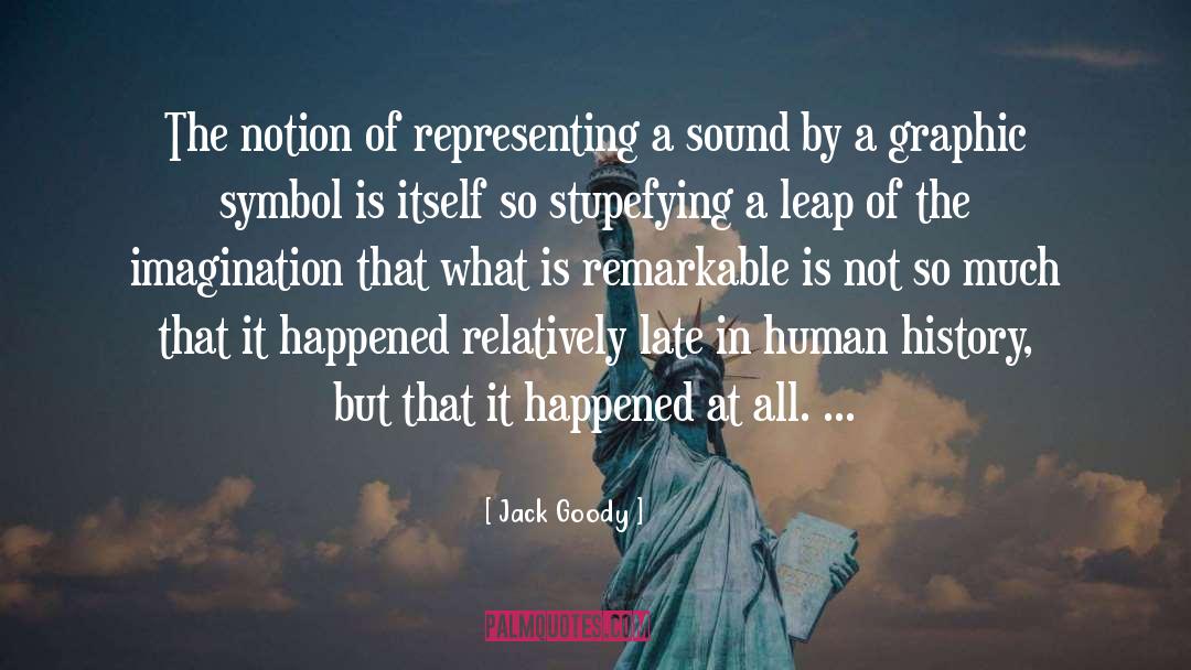 Graphic quotes by Jack Goody