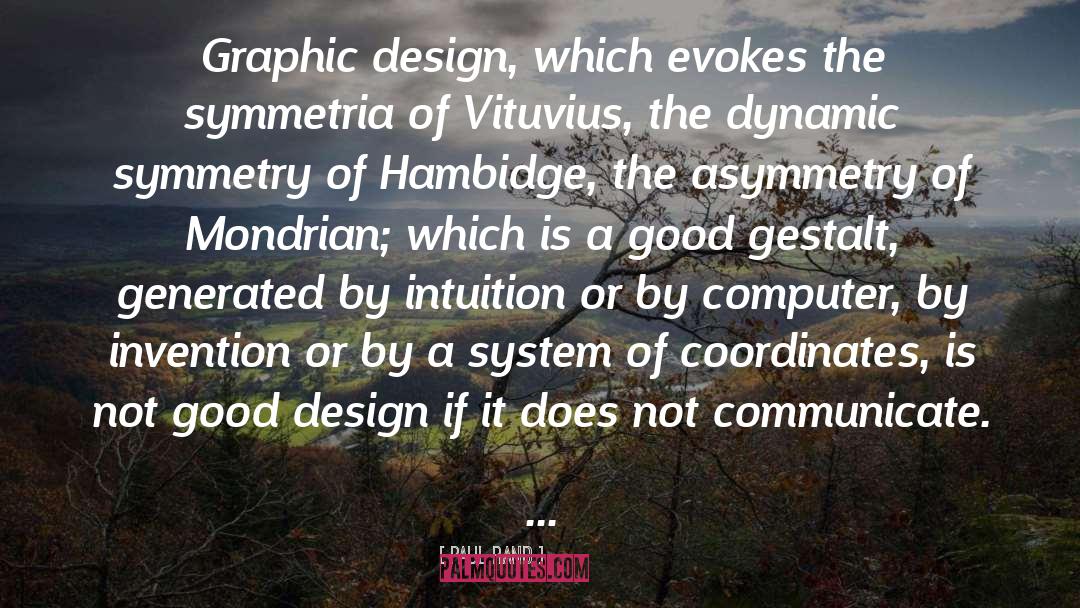 Graphic quotes by Paul Rand