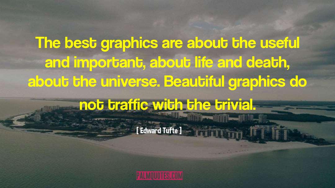 Graphics quotes by Edward Tufte