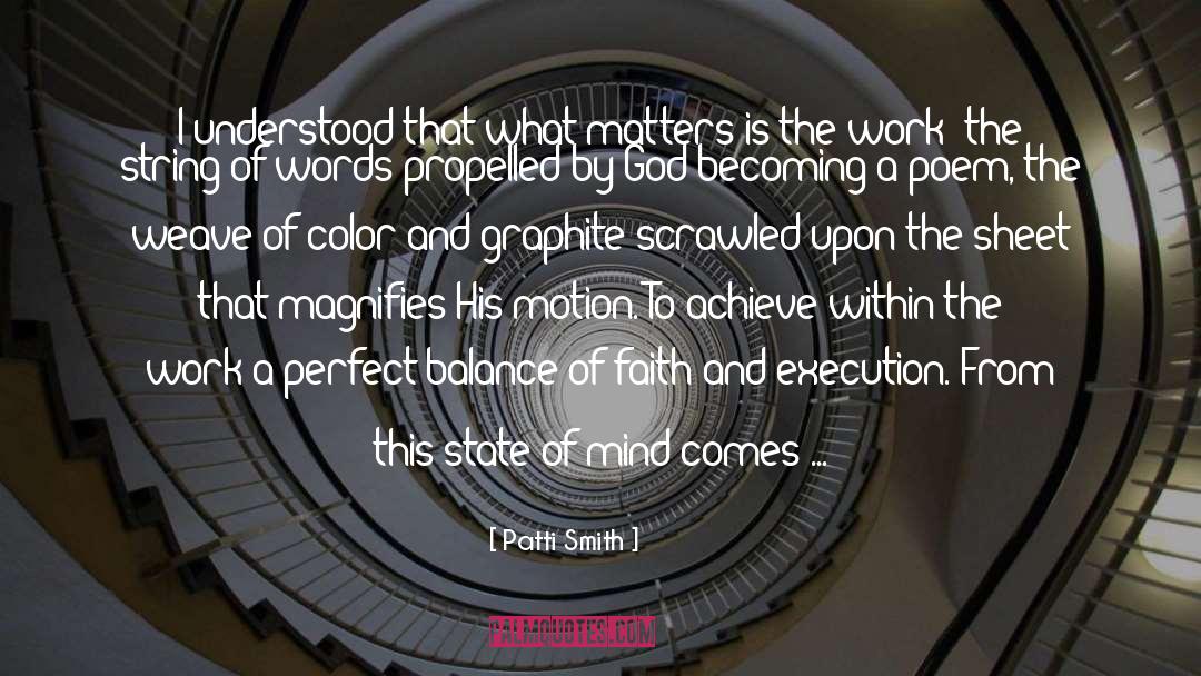Graphite quotes by Patti Smith