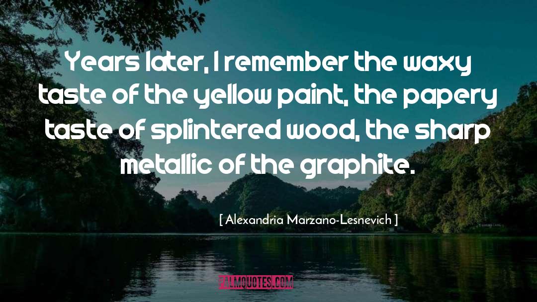 Graphite quotes by Alexandria Marzano-Lesnevich