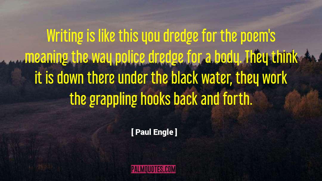 Grappling quotes by Paul Engle