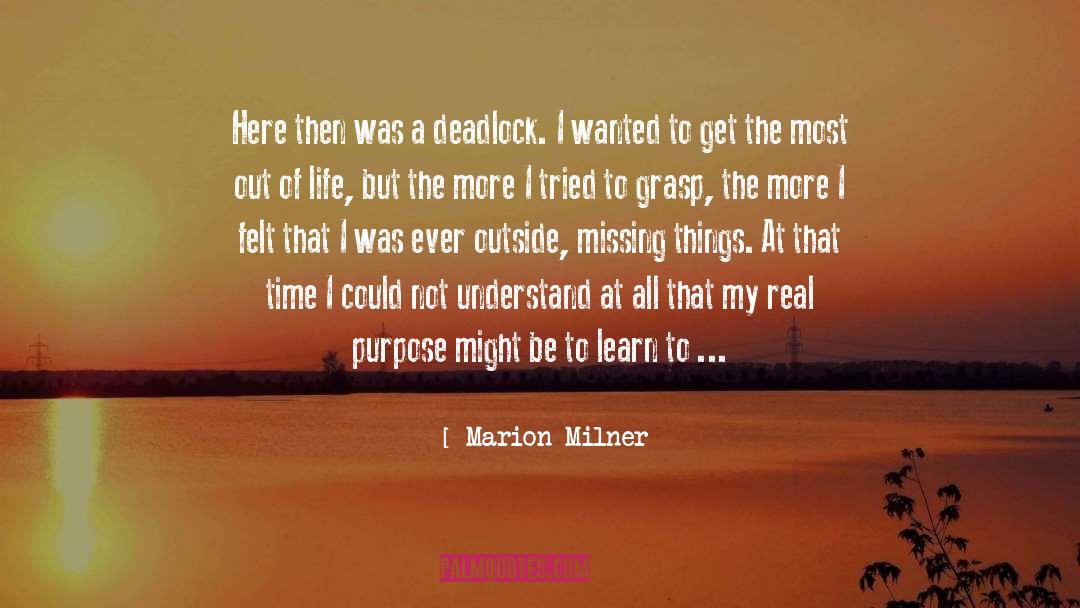 Grasp quotes by Marion Milner