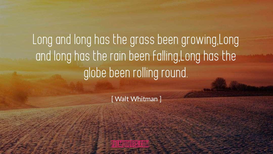 Grass Growing quotes by Walt Whitman