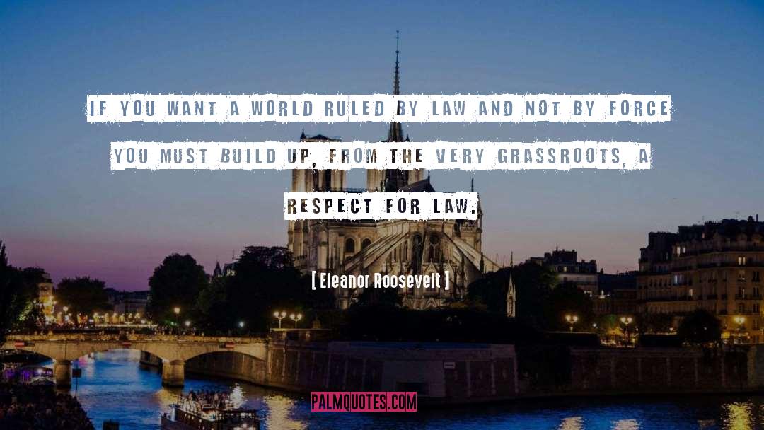 Grassroots quotes by Eleanor Roosevelt