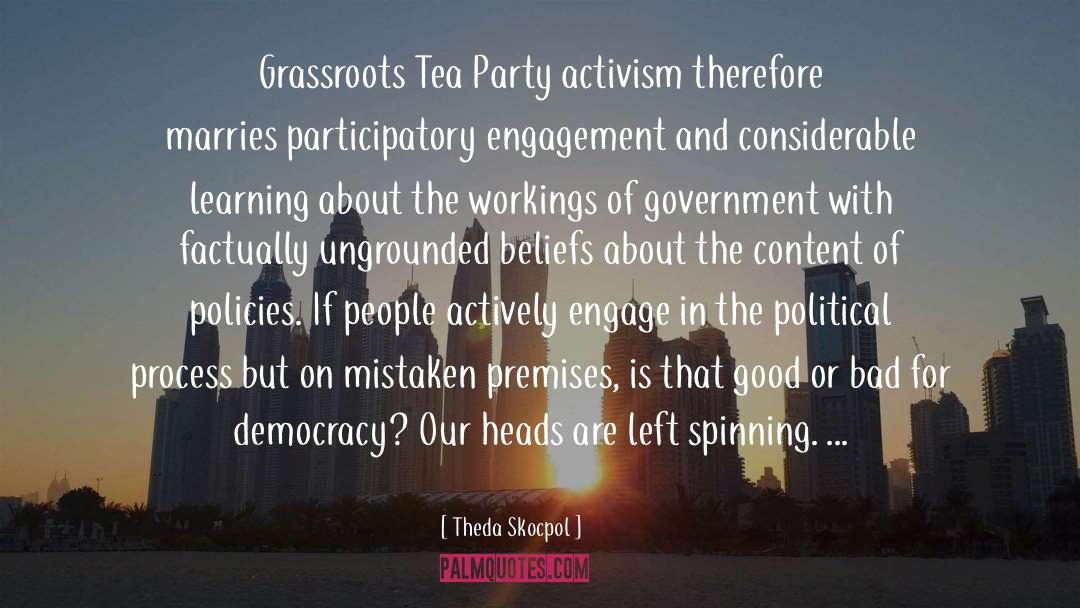 Grassroots quotes by Theda Skocpol