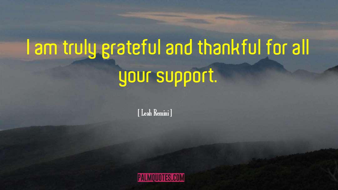 Grateful And Thankful quotes by Leah Remini