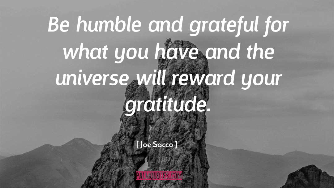 Grateful For What You Have quotes by Joe Sacco