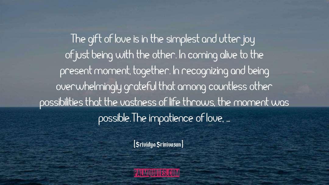 Grateful quotes by Srividya Srinivasan