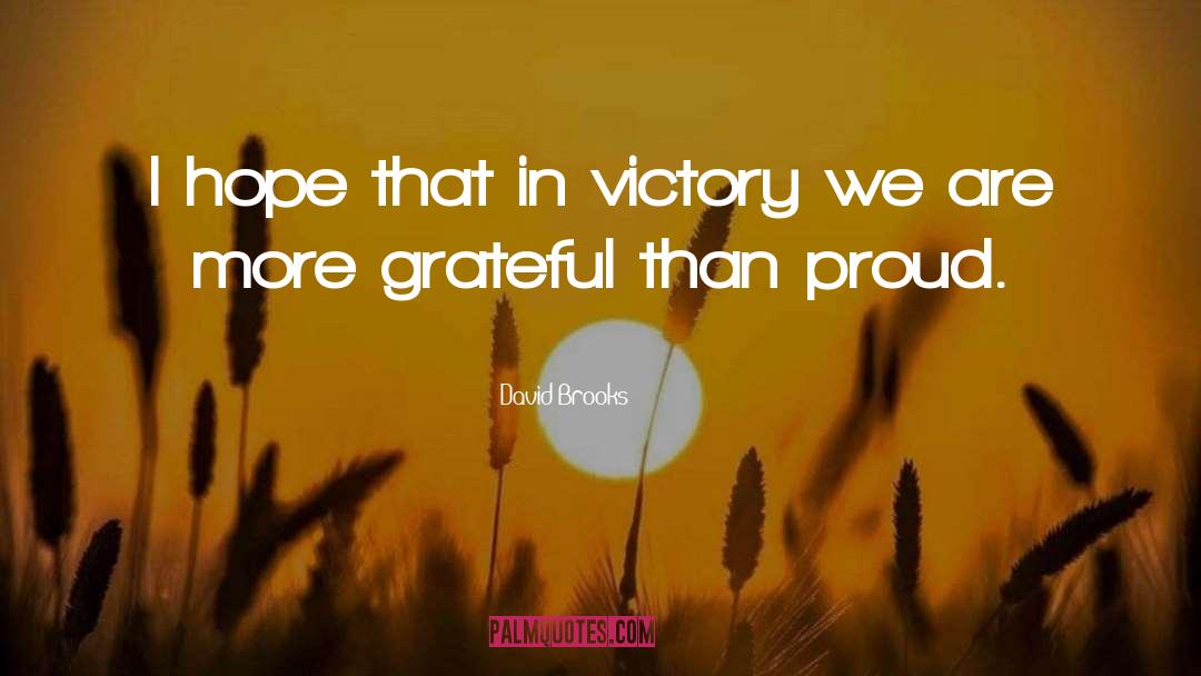 Grateful Thankful quotes by David Brooks