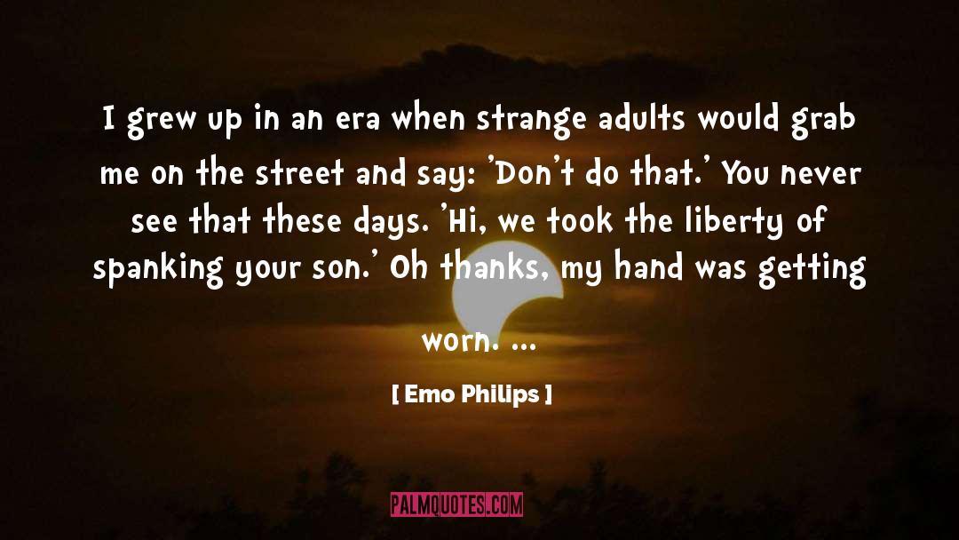 Grateful Thanks quotes by Emo Philips