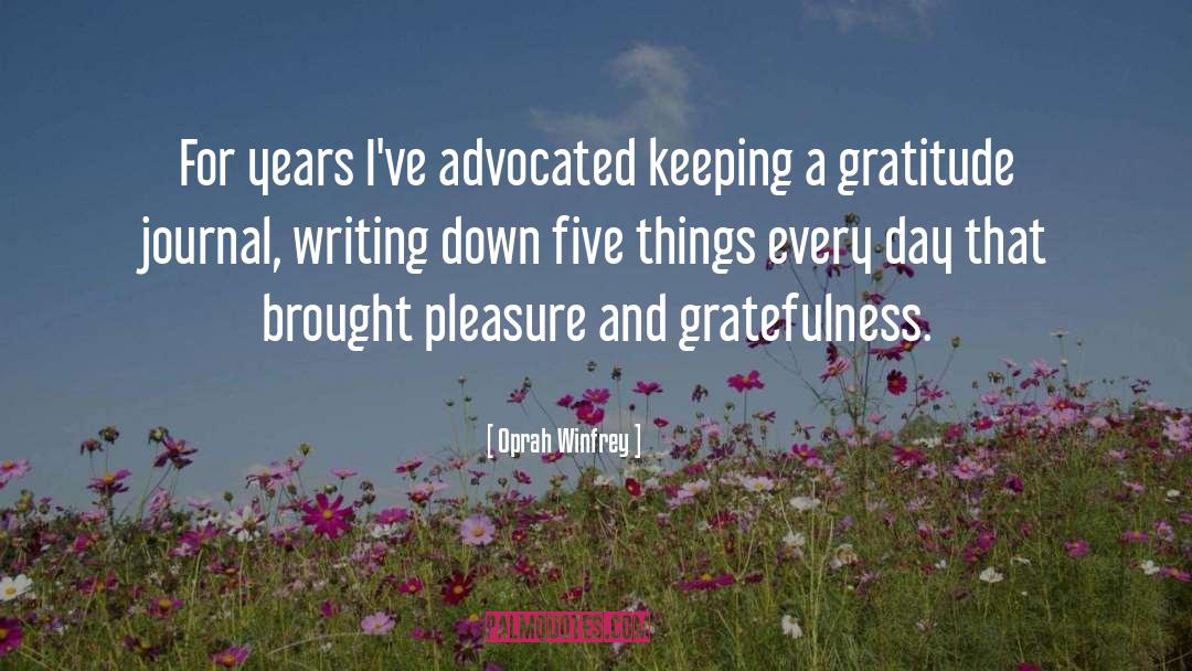 Gratefulness quotes by Oprah Winfrey