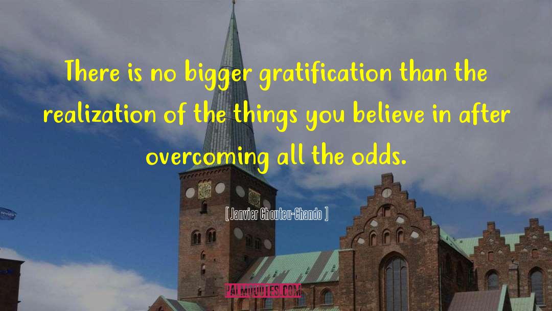 Gratification quotes by Janvier Chouteu-Chando